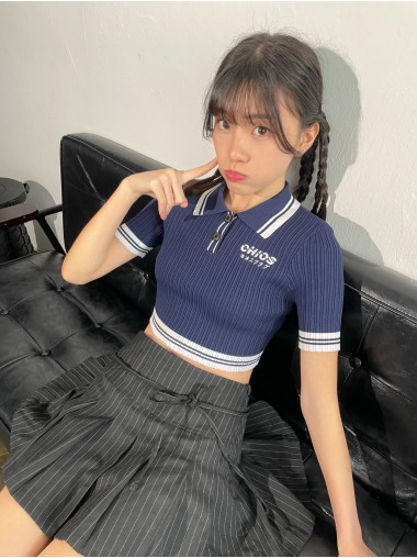 CHIOS CLUB - Pleats polo top ss2410v